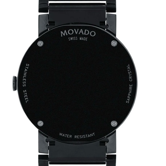 Movado Black and Silver Men's Watch - Picture 3 of 3